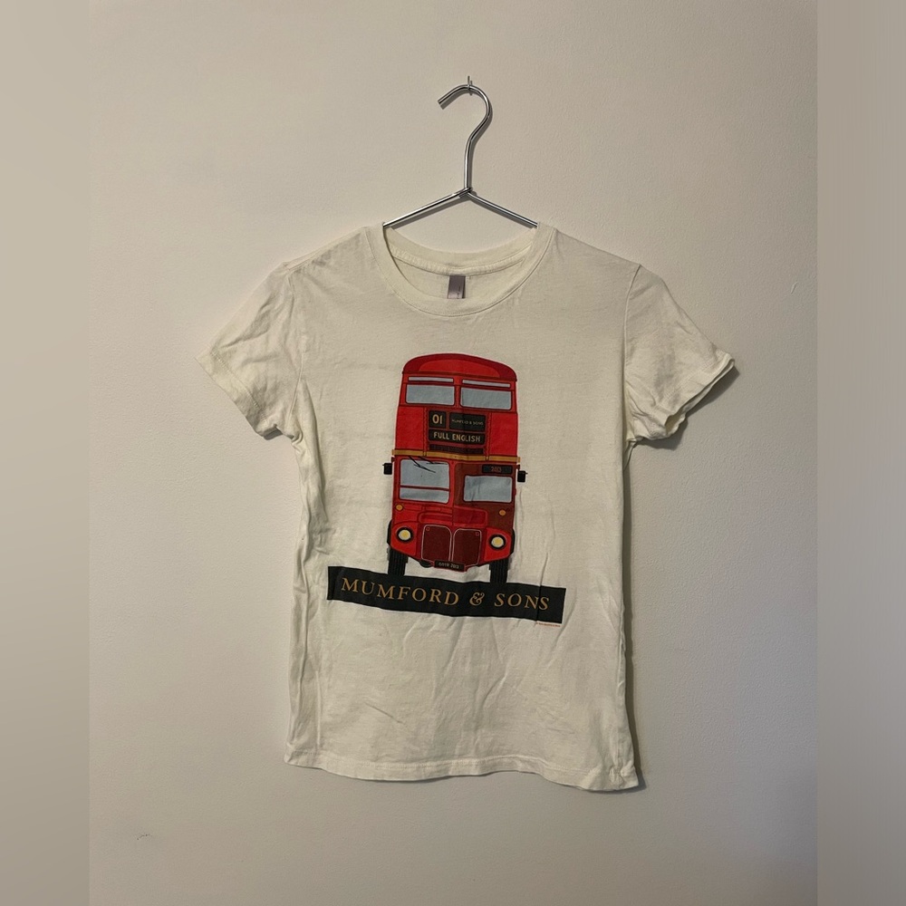 White Mumford & Son’s Graphic Tee, YLG